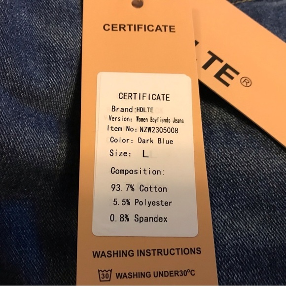 Y2K boyfriend jeans from HDLTE - Picture 3 of 6